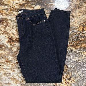EILEEN FISHER Organic cotton skinny indigo size 6